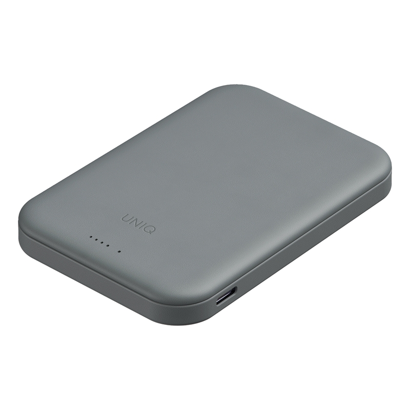 UNIQ Lyden Lexa 5000mAh Magnetic Fast Wireless USB-C PD Power Bank - Lichen Green