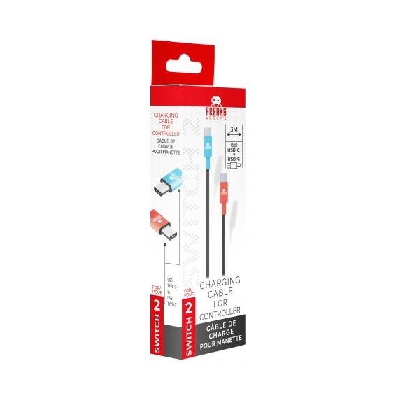 Freaks & Geeks Nintendo Switch 2 Controller Charging Cable Freaks & Geeks Nintendo Switch 2 Controller Charging Cable