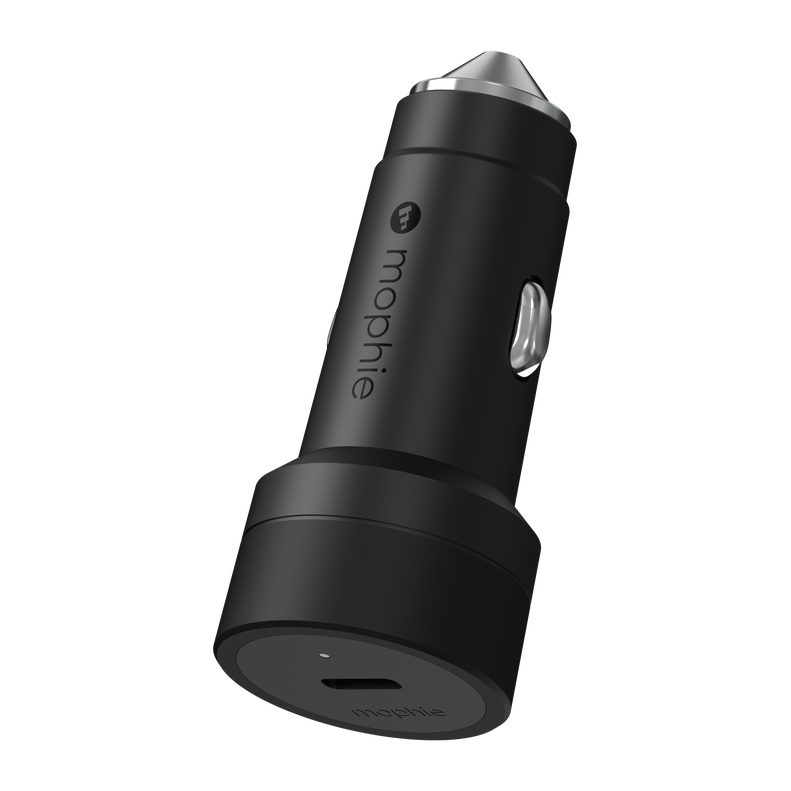 Mophie Car Charger USB-C 30W - Black Mophie Car Charger USB-C 30W - Black