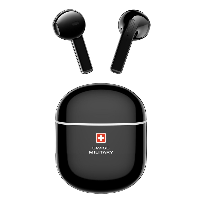 Swiss Military Victor5 True Wireless Earbuds - Black