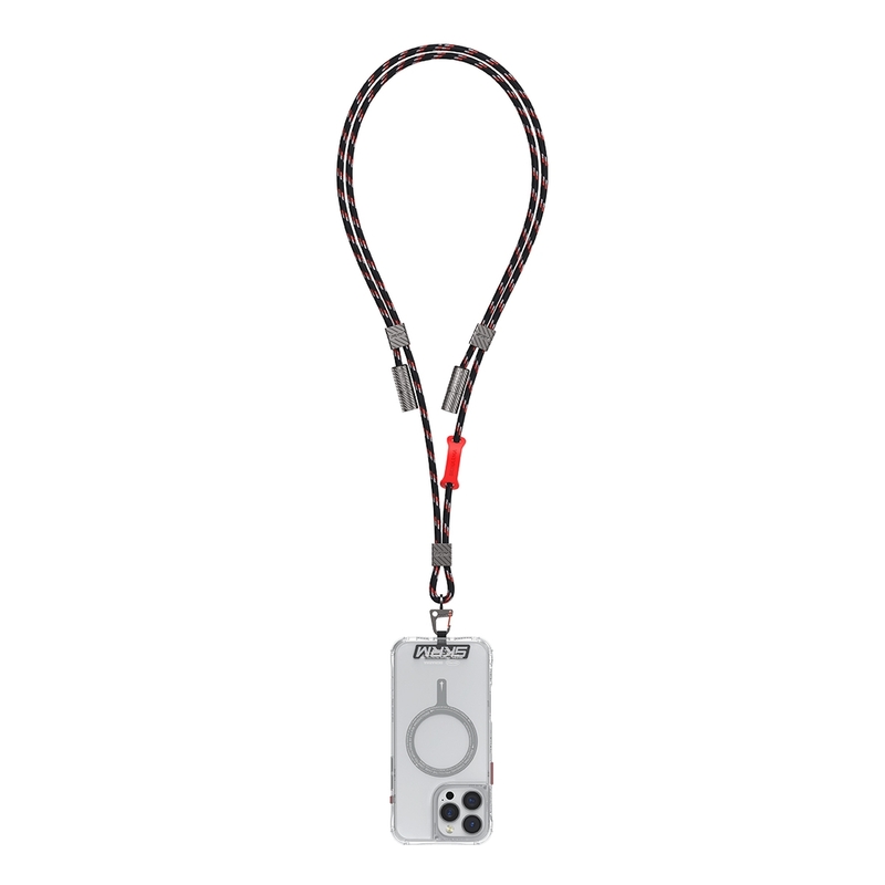 Skinarma Dyno Ve 2-In-1 Lanyard And Charging Cable (USB-C To USB-C) - Obsidian Skinarma Dyno Ve 2-In-1 Lanyard And Charging Cable (USB-C To USB-C) - Obsidian