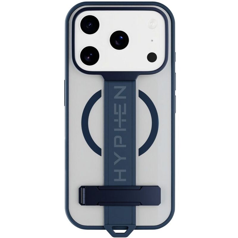 HYPHEN FLEX Grip & Stand MagSafe Case - Indigo - iPhone 17 Pro - 6.3"