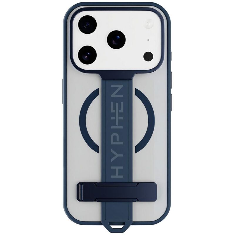 HYPHEN FLEX Grip & Stand MagSafe Case - Indigo - iPhone 17 Pro Max - 6.9"