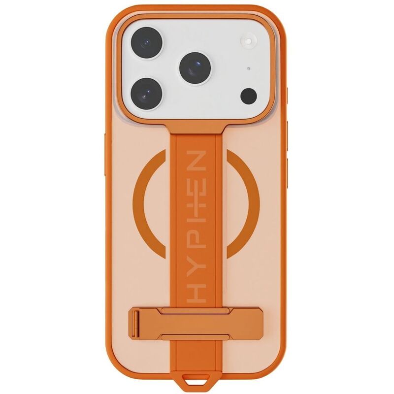 HYPHEN FLEX Grip & Stand MagSafe Case - Tangerine - iPhone 17 Pro Max - 6.9"