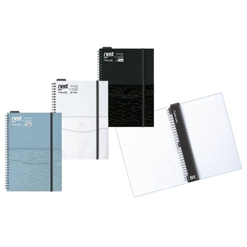 Foldermate 3-In-1 Notebook A4 Iclip Bn