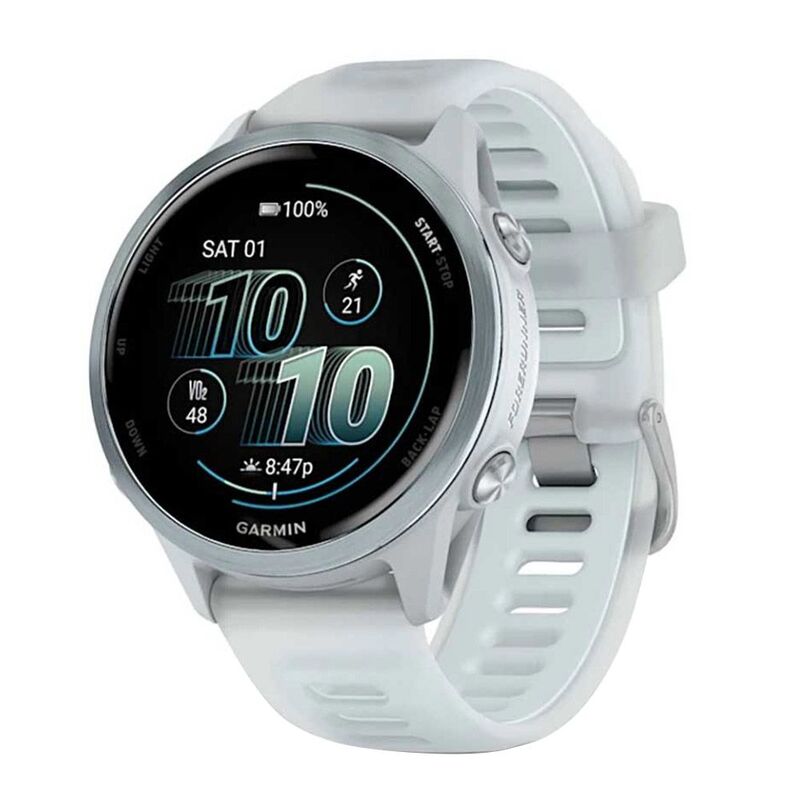 Garmin Forerunner 570 42mm Cloud Blue Aluminium Smartwatch with Translucent Whitestone/ Cloud Blue Band Garmin Forerunner 570 42mm Cloud Blue Aluminium Smartwatch with Translucent Whitestone/ Cloud Blue Band