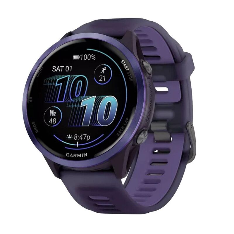 Garmin Forerunner 570 47mm Indigo Aluminium Smartwatch with Translucent Imperial Purple/ Indigo Band Garmin Forerunner 570 47mm Indigo Aluminium Smartwatch with Translucent Imperial Purple/ Indigo Band