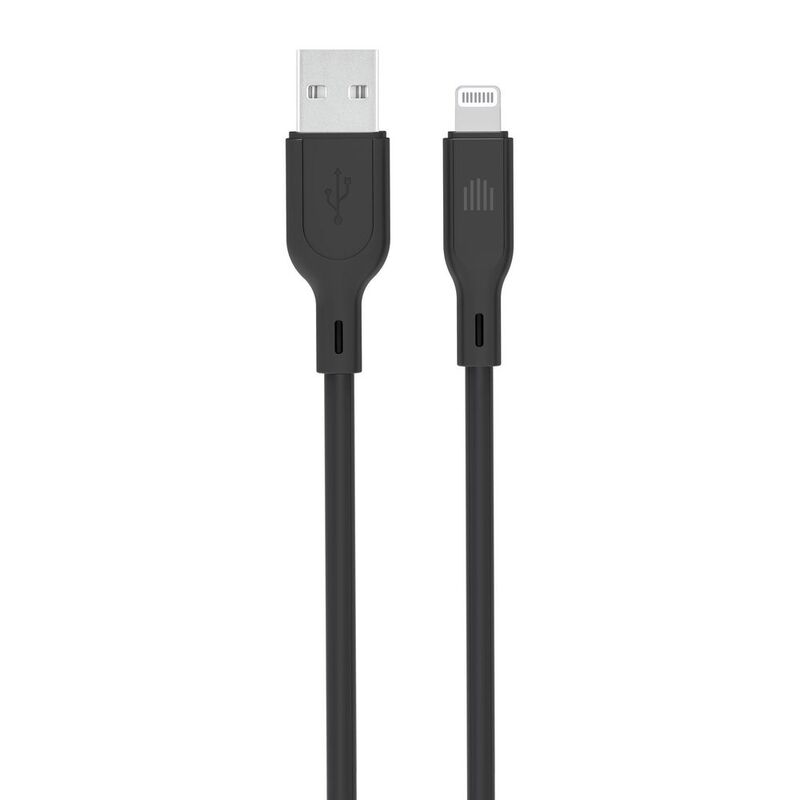 Dviced Cable USB-A To Lightning Silicone 1.25M - Black