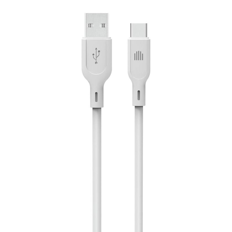 Dviced Cable USB-A To USB-C Silicone 1.25M - White