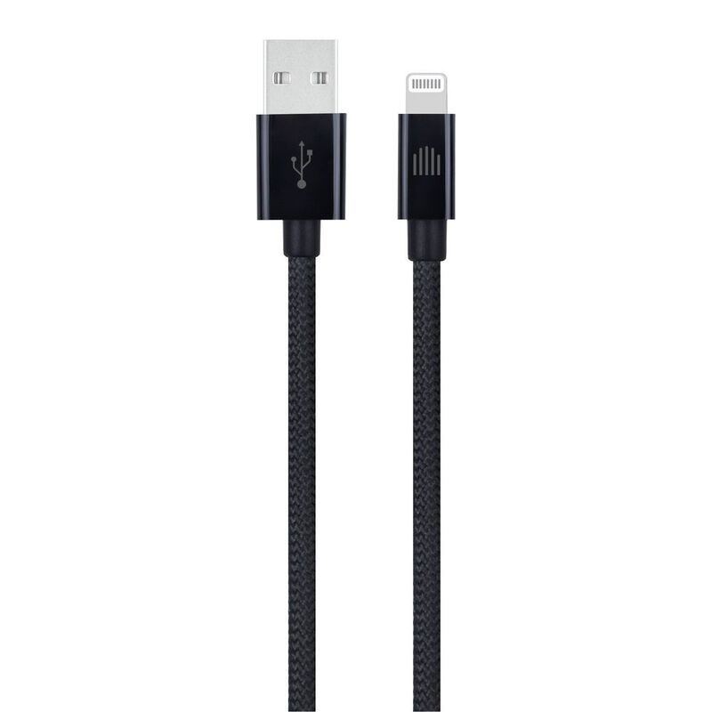 Dviced Cable USB-A To Lightning Nylon Textile 1.25M - Black