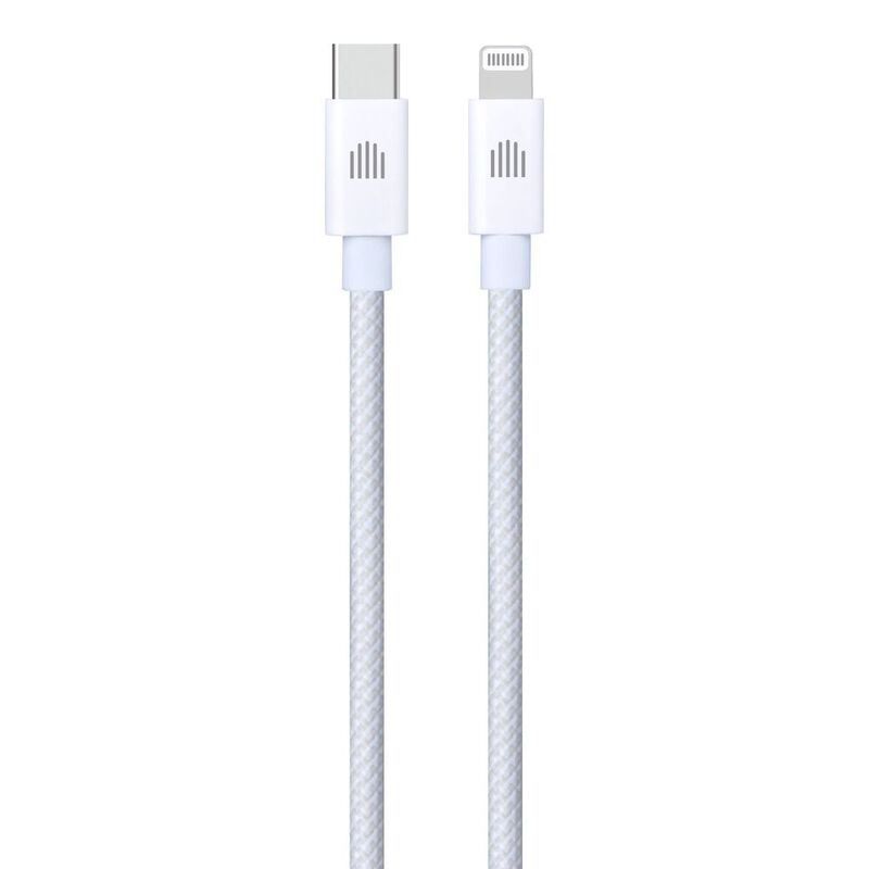 Dviced Cable USB-C To Lightning Nylon Textile 1.25M - White