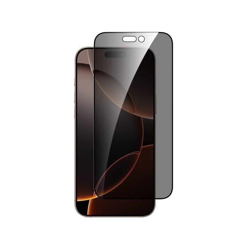 Dviced Privacy Tempered Glass Screen Protector Edge To Edge For iPhone 16 Pro With Applicator Duo Pack