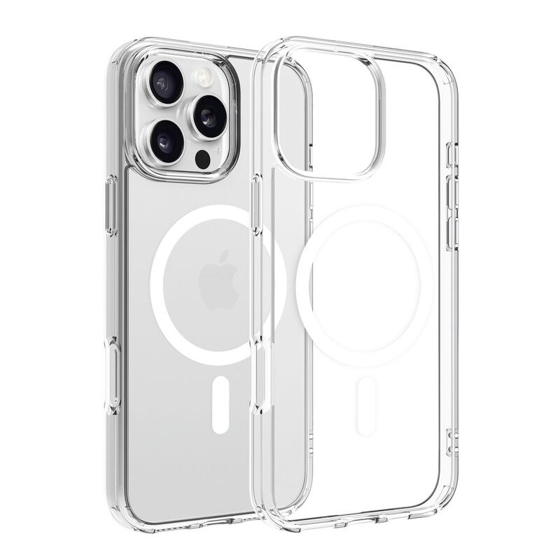 Dviced Magsafe iPhone 16 Pro Max Case Clear - White
