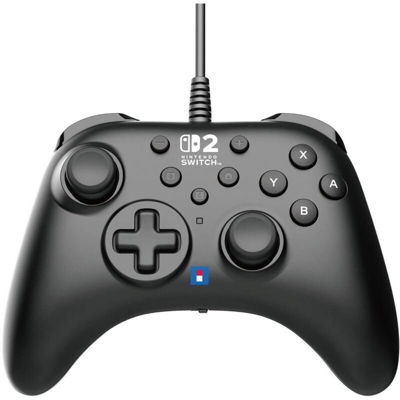 Hori Pad Turbo Wired Controller For Nintendo Switch 2 - Black Hori Pad Turbo Wired Controller For Nintendo Switch 2 - Black