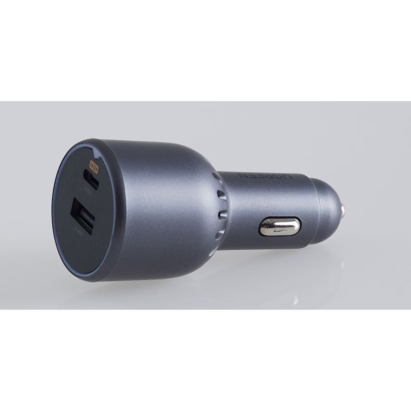 UGREEN USB-C Pd + USB-A 63W Fast Car Charger Without Cable