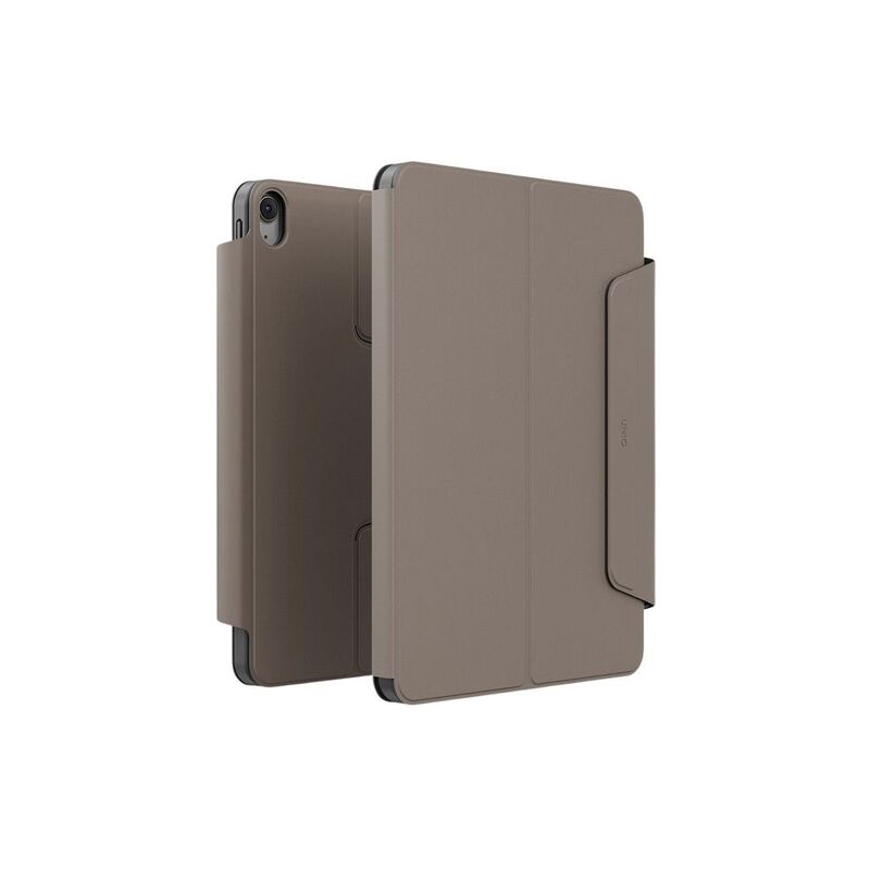 UNIQ Rovus Snapmount Magnetic 360 Rotating Detachable Case For iPad Air 13 (M2-M3) - Flint Grey