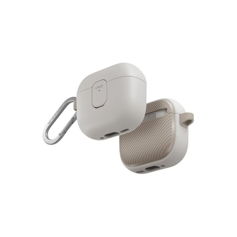 UNIQ Clyde Airpods 4Th Gen Lock Case - Mist Grey/Khaki