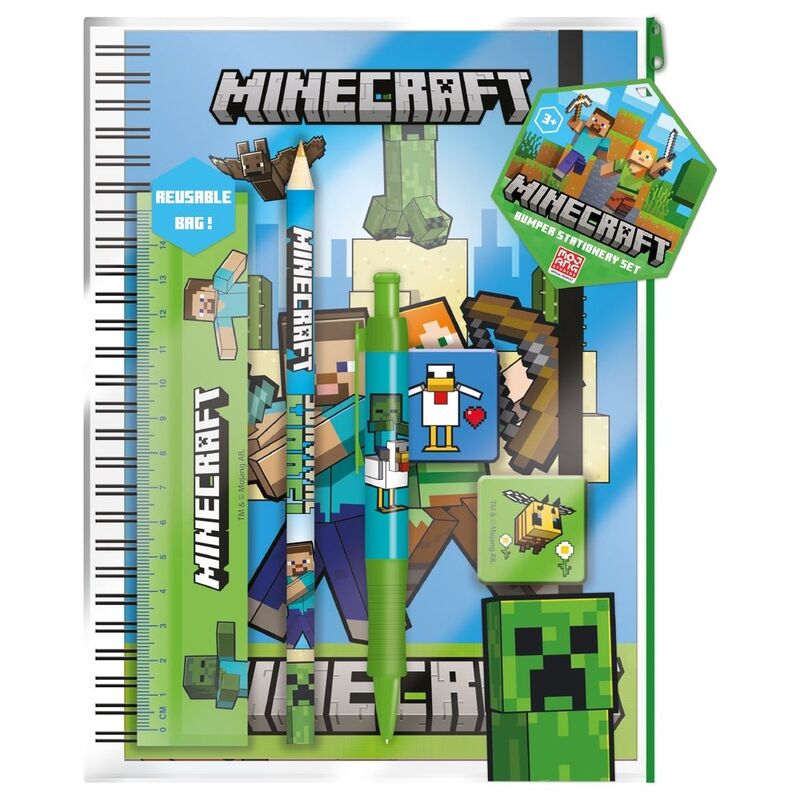 Pyramid Minecraft A5 Bumper Stationary Set
