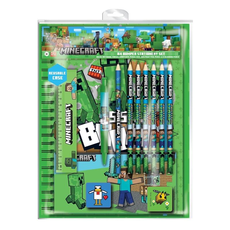 Pyramid Minecraft A4 Bumper Stationery Set