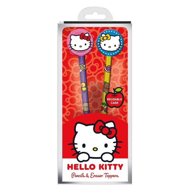 Pyramid Hello Kitty Pencils And Toppers (Pack of 2)