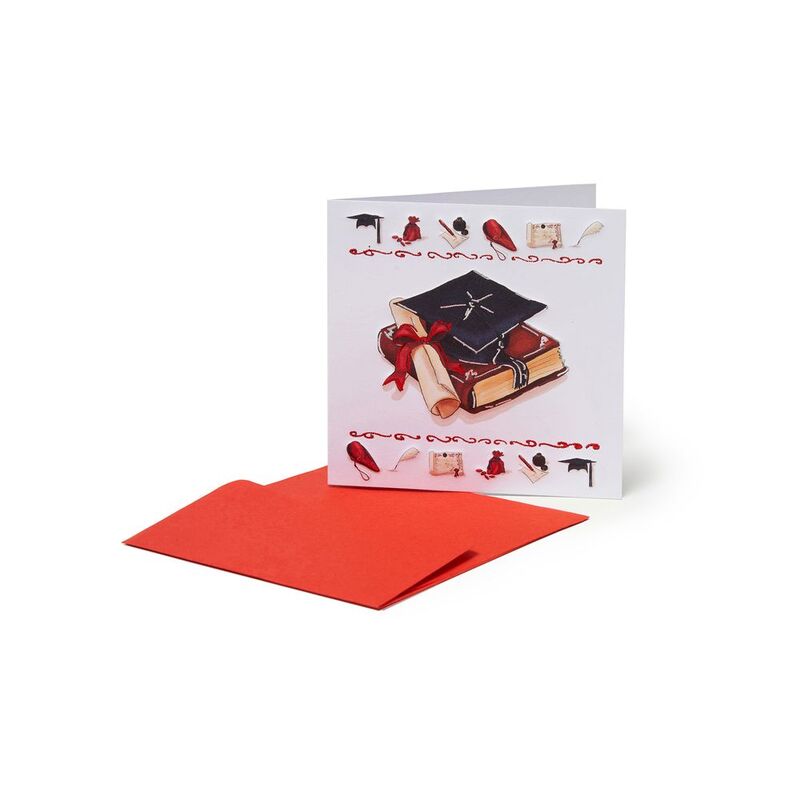 Legami Greeting Card - Graduation Hat (7 x 7 cm)