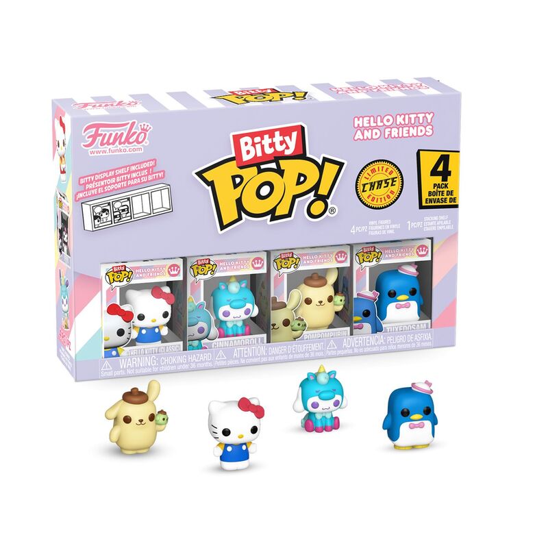 Funko Bitty Pop! Animation Sanrio Hello Kitty Pack of 4 Vinyl Figures