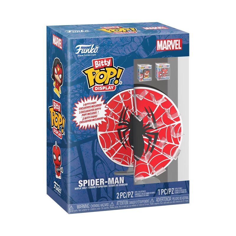 Funko Bitty Pop! Display Spiderman Web Vinyl Figure