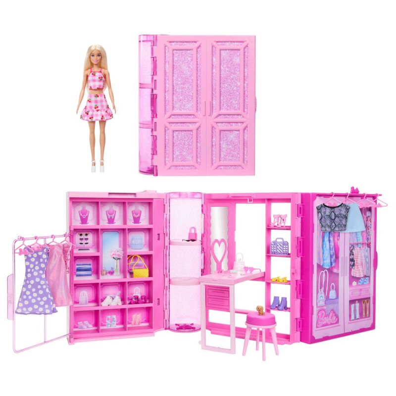 Mattel Barbie Dream Closet 3.0 Playset With Blonde Doll