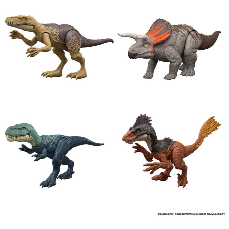 Mattel Jurassic World Rebirth Strike Attack Figures (Assorted - Includes 1)