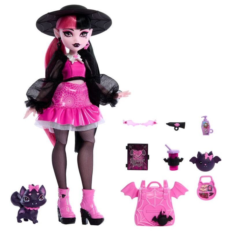 Mattel Monster High Draculaura Fashion Doll With Pet Count Fabulous And Accessories Mattel Monster High Draculaura Fashion Doll With Pet Count Fabulous And Accessories