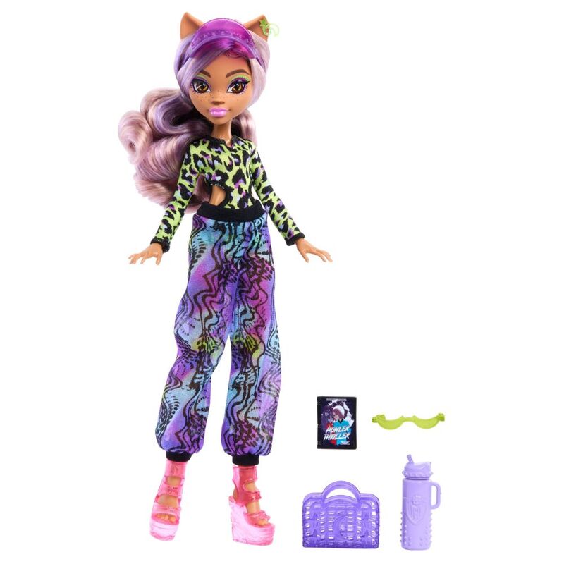 Mattel Monster High Scare-Adise Island Clawdeen Wolf Fashion Doll With Swimsuit & Accessories Mattel Monster High Scare-Adise Island Clawdeen Wolf Fashion Doll With Swimsuit & Accessories