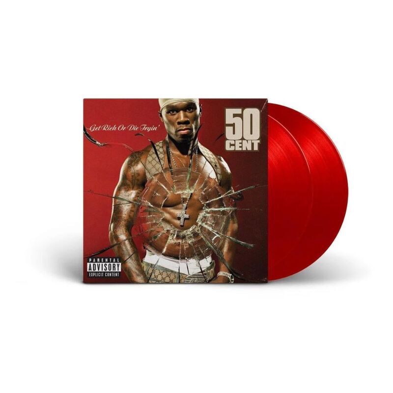 Get Rich Or Die Tryin (Red Colored Vinyl) (Limited Edition) (2 Discs) | 50 Cent