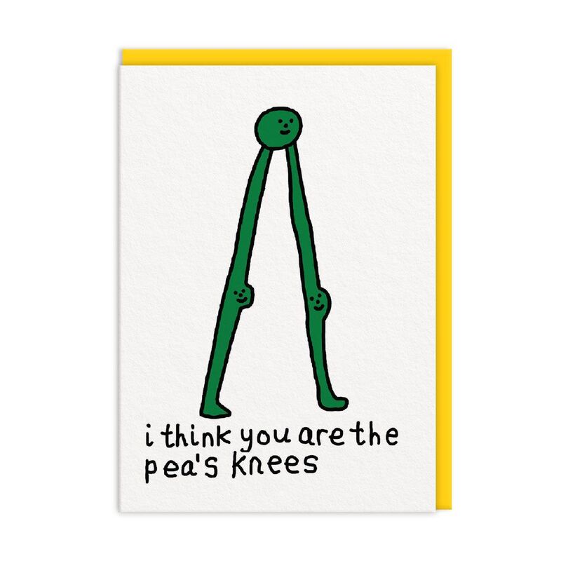 Ohh Deer I Think You'Re The Peas Knees (11496) Greeting Card (A6)