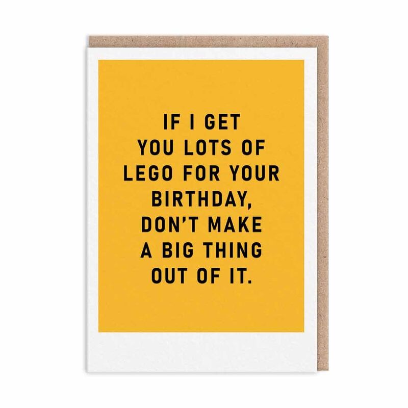 Ohh Deer Lego Greeting Card (A6)