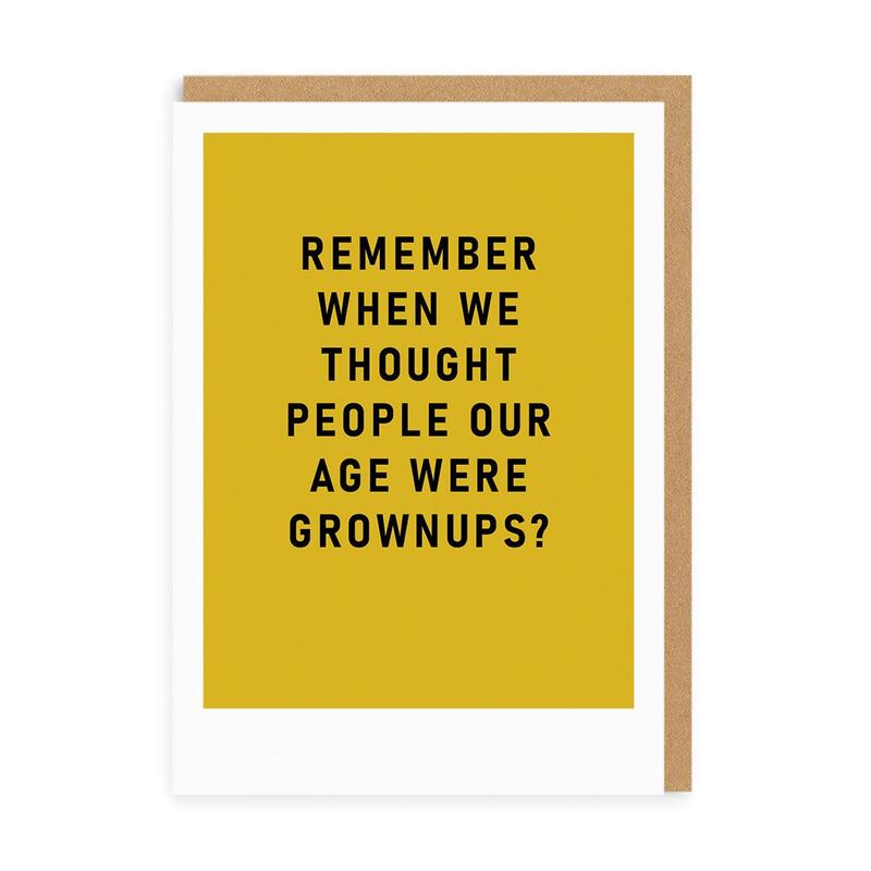 Ohh Deer Remember Grown Ups Greeting Card (A6)