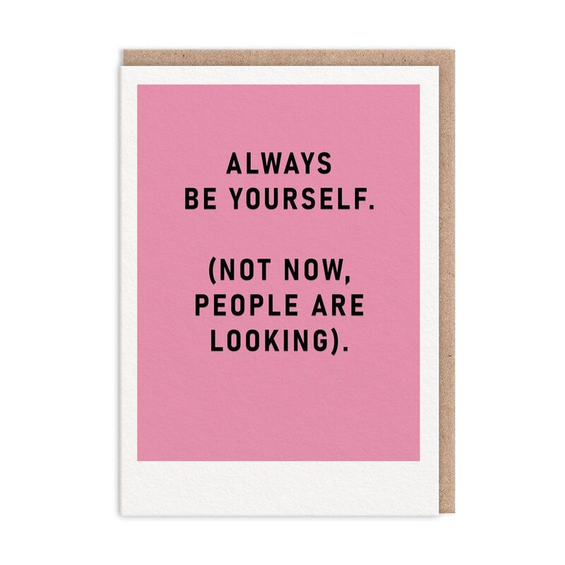 Ohh Deer Always Be Yourself Greeting Card (A6)