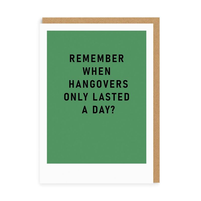 Ohh Deer Remember Hangovers Greeting Card (A6)