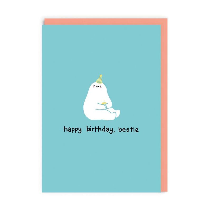 Ohh Deer Happy Birthday Bestie Greeting Card (A6)