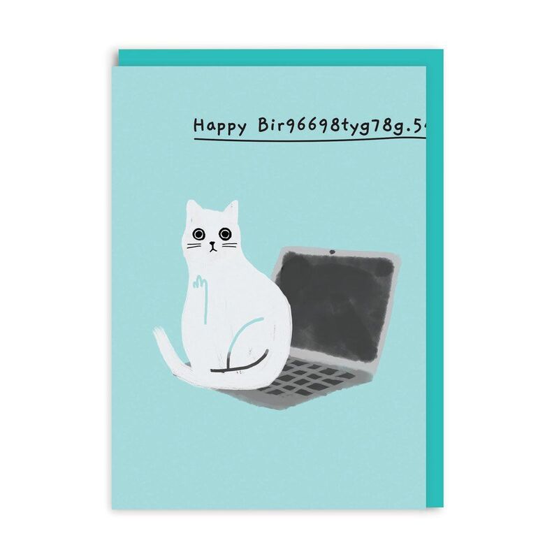Ohh Deer Happy Bir9669 Laptop Greeting Card (A6)