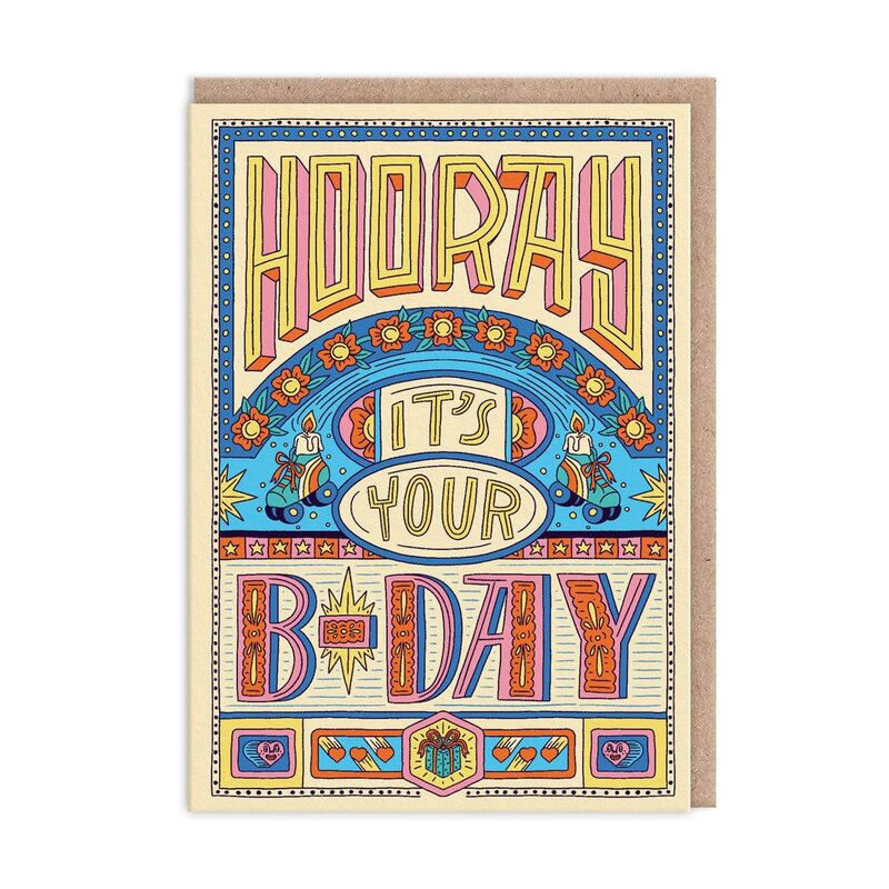 Ohh Deer Hooray It's Your Bday (9843) Greeting Card (A6) Ohh Deer Hooray It's Your Bday (9843) Greeting Card (A6)