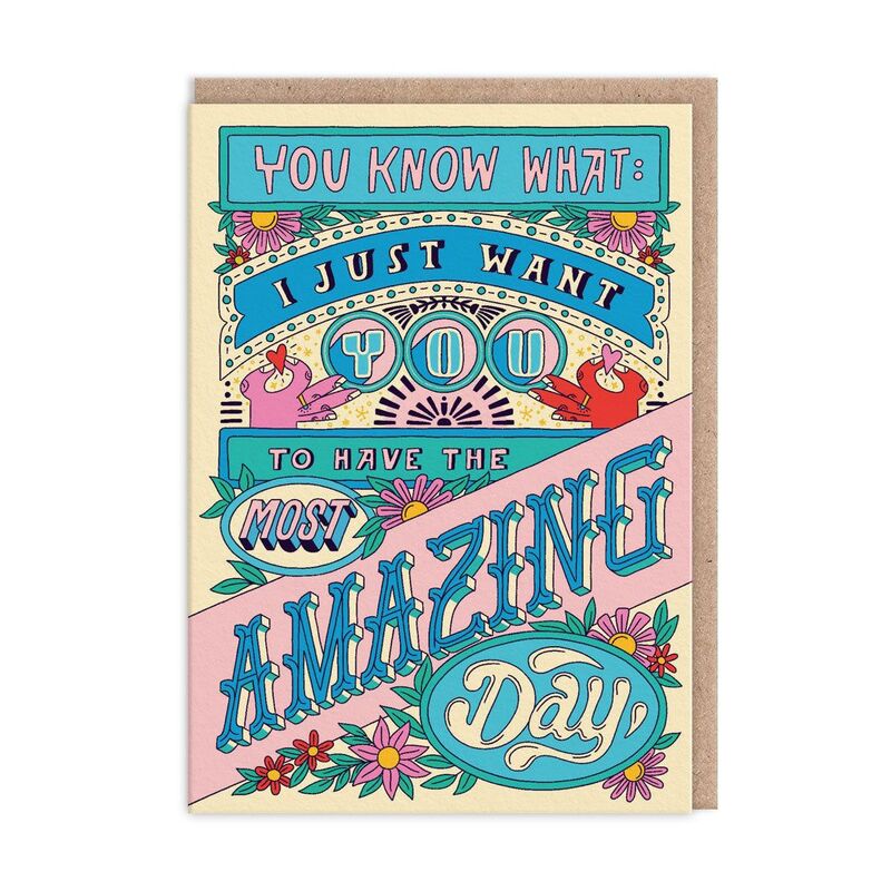 Ohh Deer Most Amazing Day (9844) Greeting Card (A6) Ohh Deer Most Amazing Day (9844) Greeting Card (A6)