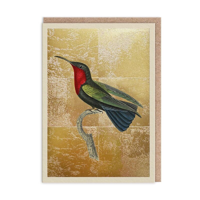 Ohh Deer Garnet Throated Hummingbird Greeting Card (11994) Greeting Card (A6)