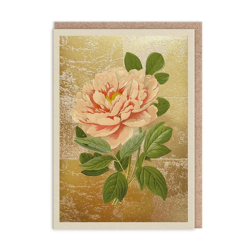 Ohh Deer Tree Peony Greeting Card (11996) Greeting Card (A6)