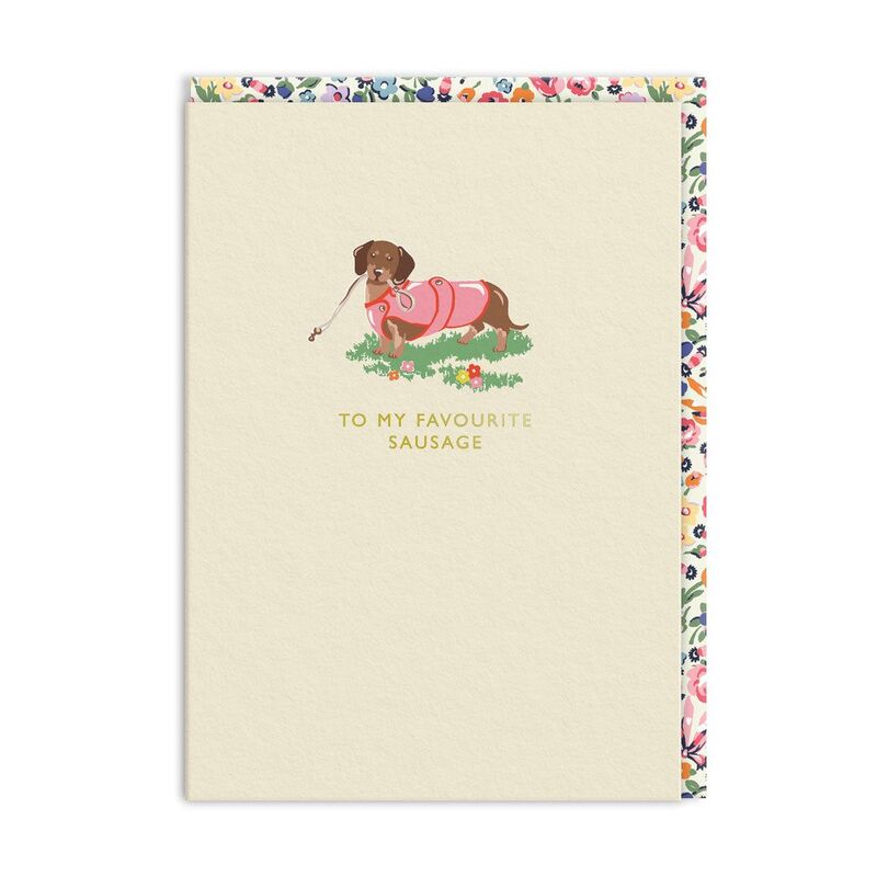 Ohh Deer To My Favourite Sausage Premium Greeting Card (A6)