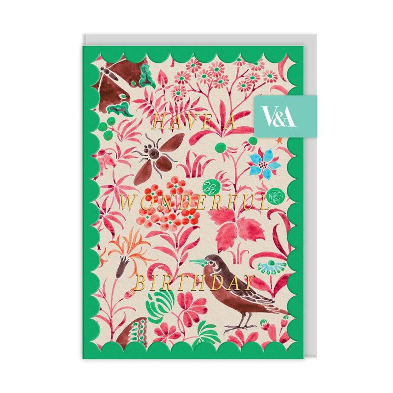 Ohh Deer Scalloped Voysey Wildlife Greeting Card (12613) Premium Greeting Card (A6) Ohh Deer Scalloped Voysey Wildlife Greeting Card (12613) Premium Greeting Card (A6)