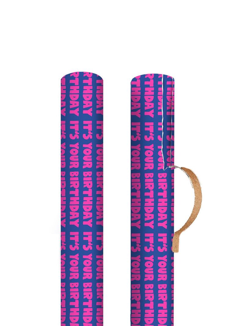 Ohh Deer It's Your Birthday (12502) Roll Wrap Single Roll