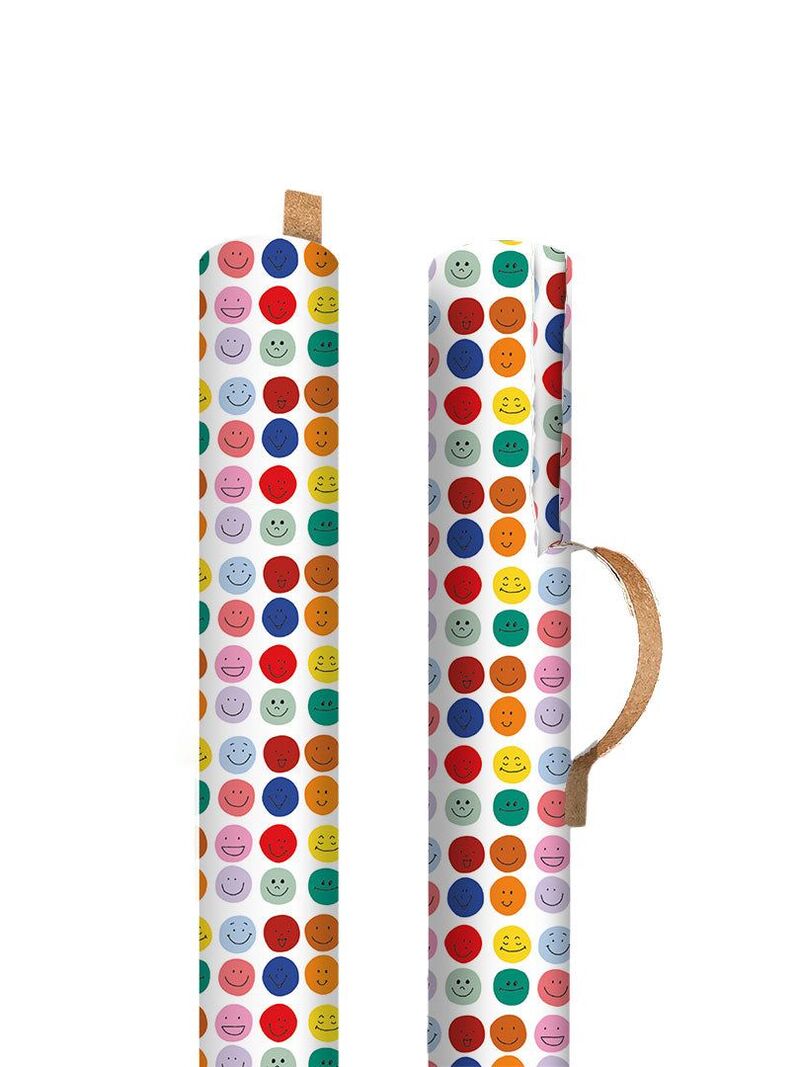 Ohh Deer Smiley Face Roll Wrap (12404) Roll Wrap Single Roll
