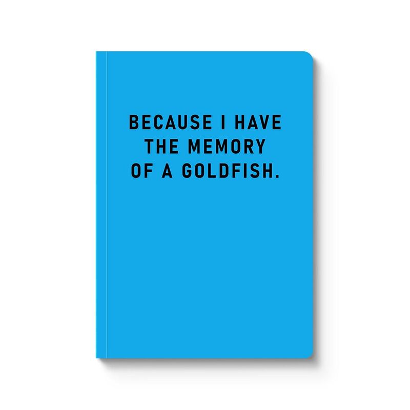 Ohh Deer Memory Of A Goldfish Paperback Notebook (A5) Ohh Deer Memory Of A Goldfish Paperback Notebook (A5)