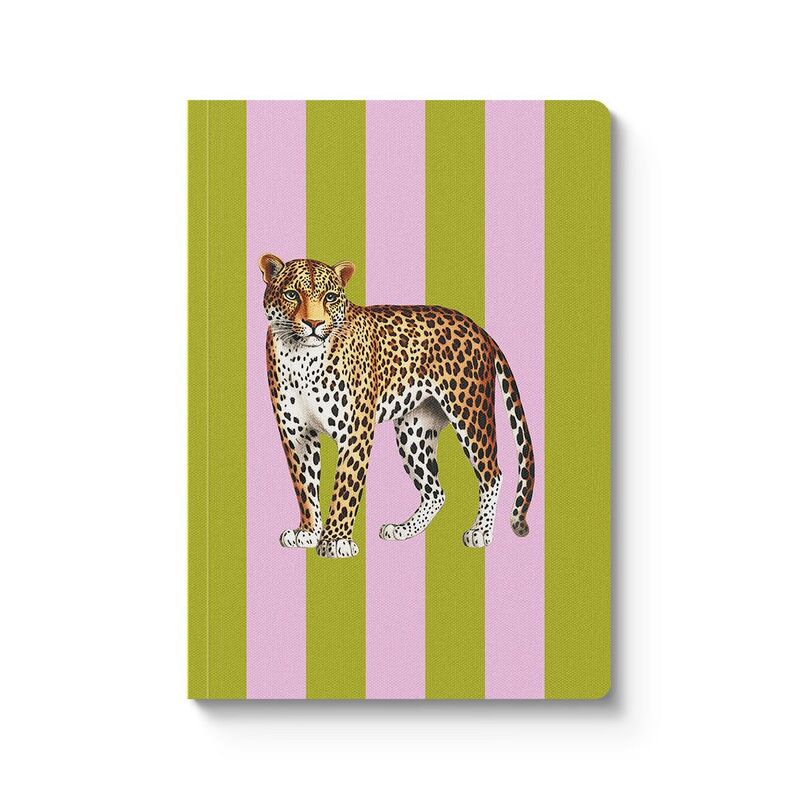 Ohh Deer Striped Leopard Perfect Bound Notebook (A5) (12356) Premium Paperback Notebook (A5)