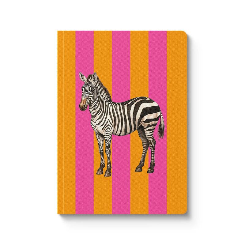 Ohh Deer Striped Zebra Perfect Bound Notebook (A5) (12359) Premium Paperback Notebook (A5)